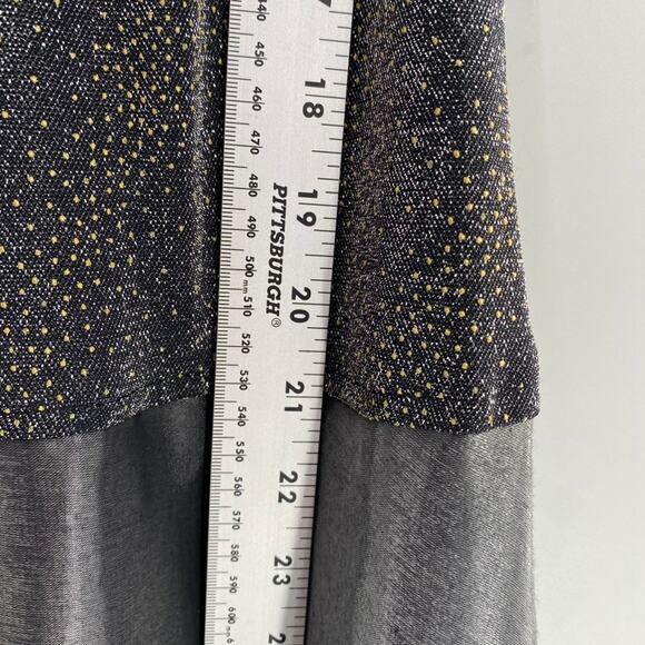 Cachet Evening Gown Dress Floor Length‎ VTG Sz 14/8-10 Modern Pewter Sparkly - Picture 16 of 16